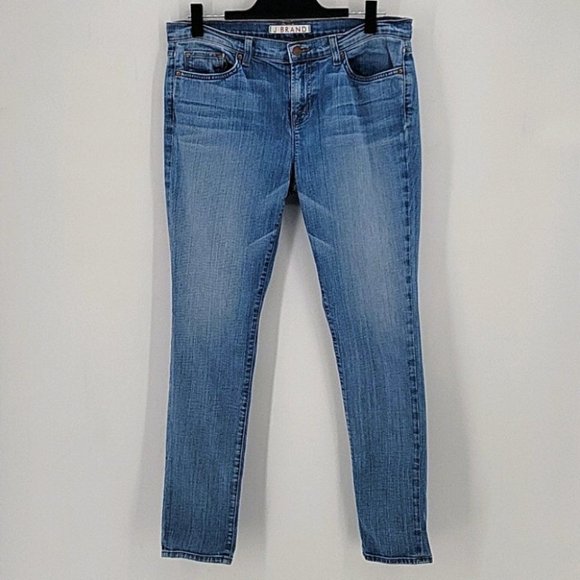 J Brand Santorini Lt Wash Skinny Jeans Size 32 - Picture 1 of 11